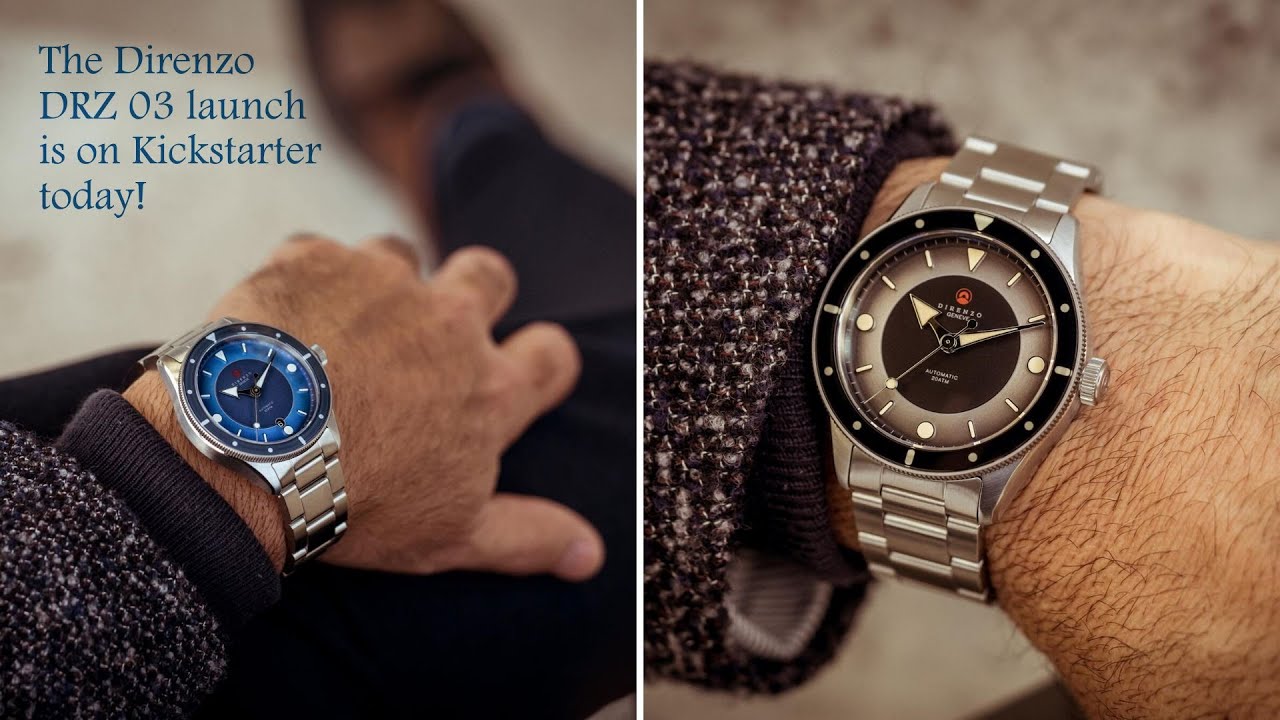 Direnzo DRZ03 Eclipse Microbrand Watch Review (All Colors)