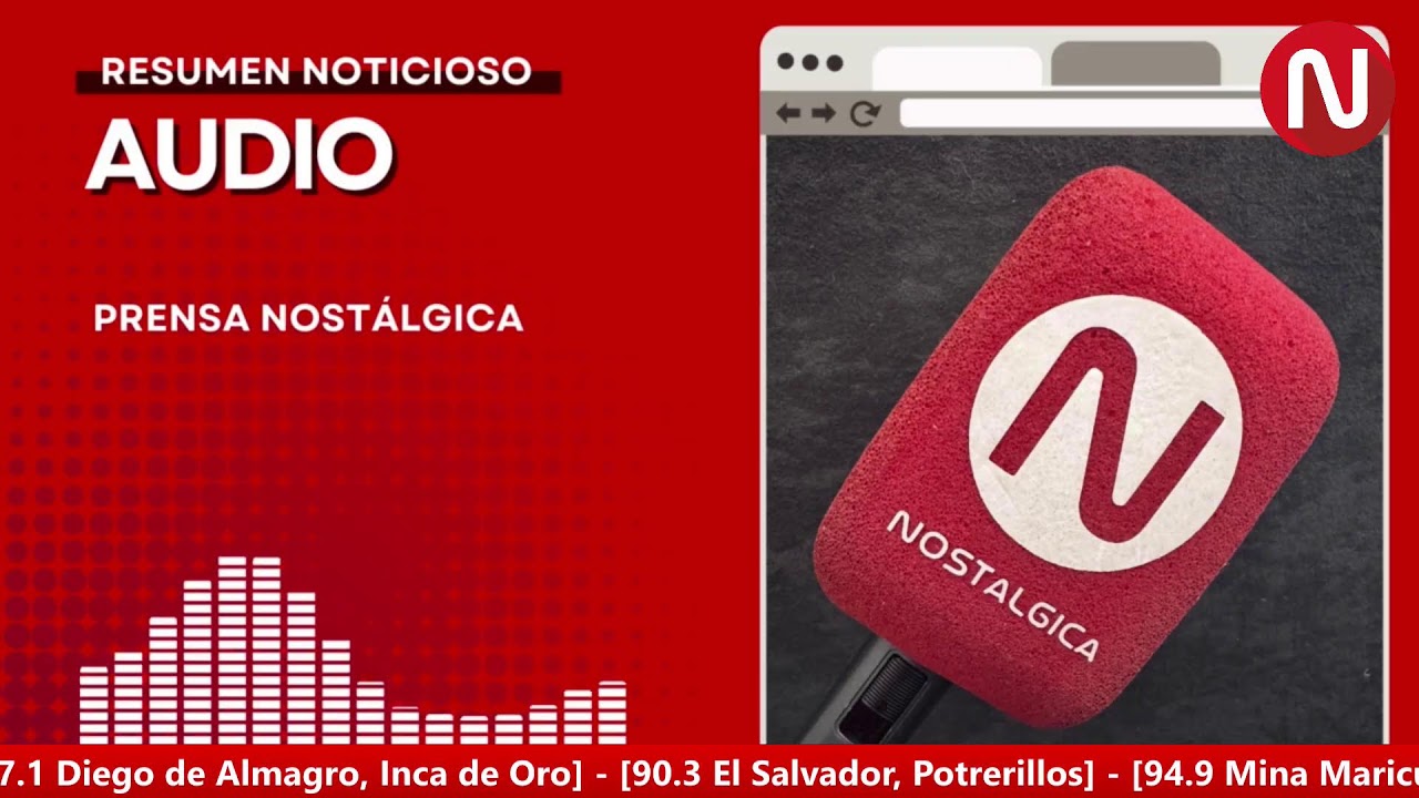 Resumen noticioso en Nostálgica, 06 marzo 2026