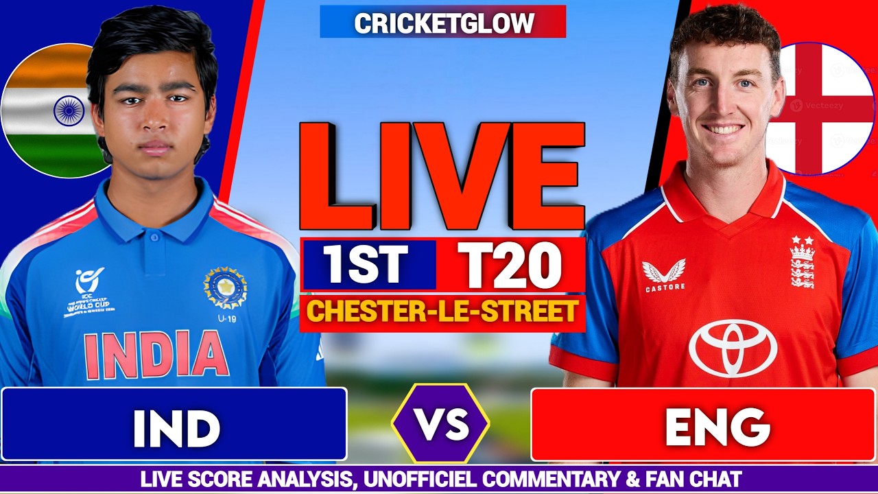 🔴Live: India vs England, Live Commentary, 1st T20 Match 2026 | IND vs ENG Live Cricket Match Today