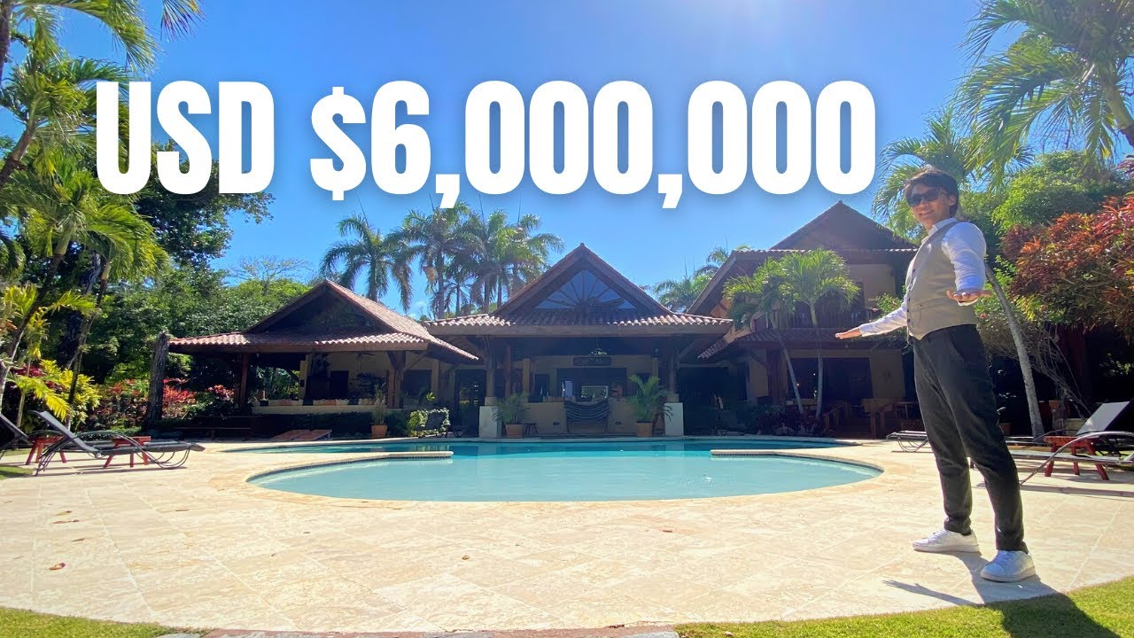 Increíble villa frente al mar con 23,000m2 de terreno valorado en $6,000,000 en Cabrera, Rep. Dom.