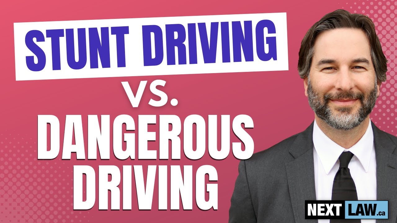 Stunt vs. Dangerous Driving in Ontario