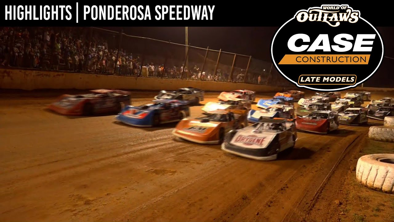 Последние модели World of Outlaws CASE | Ponderosa Speedway | 14 июля | ОСНОВНЫЕ МОМЕНТЫ