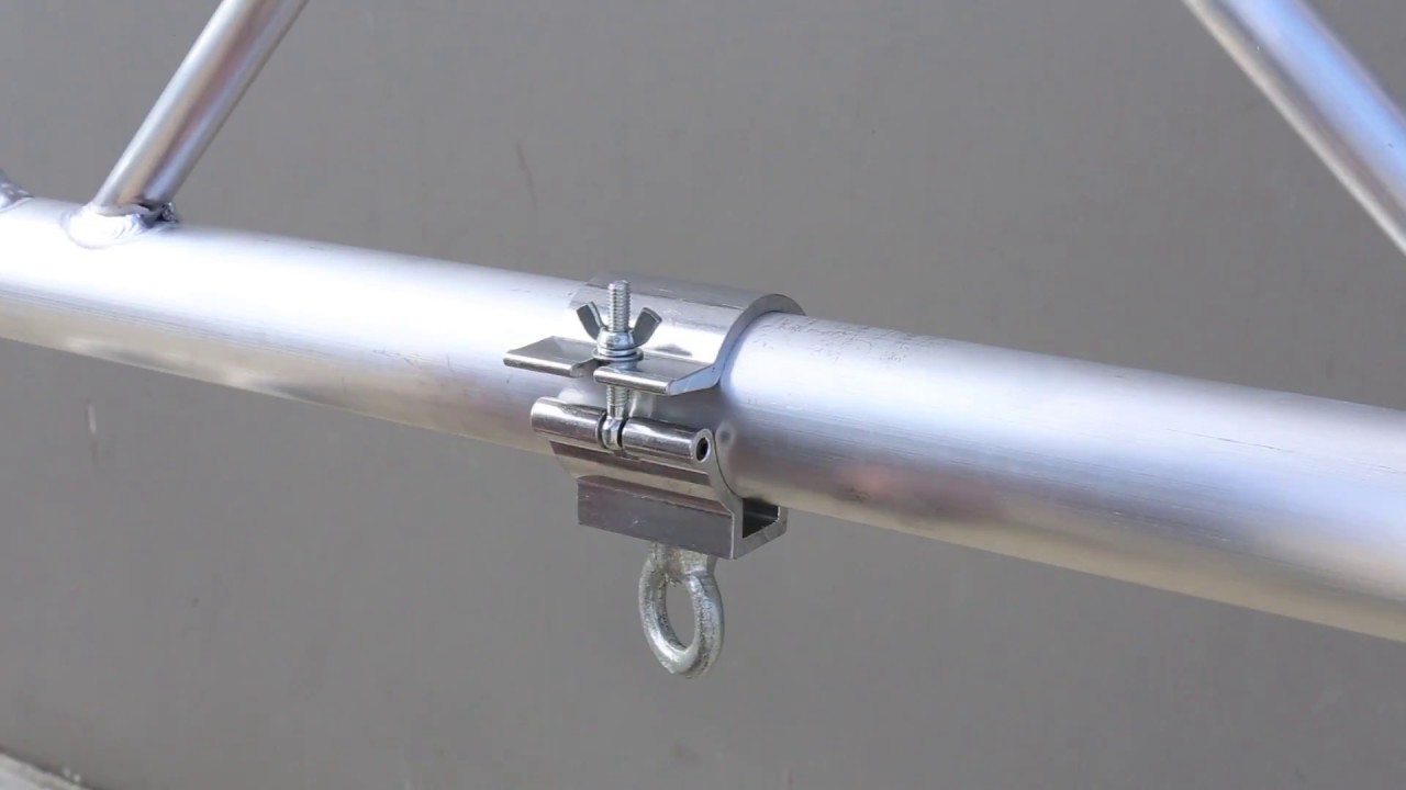 Light Duty 50mm Aluminium Truss Eye Ring Clamp from Titan AV - TR CLP50 R1S