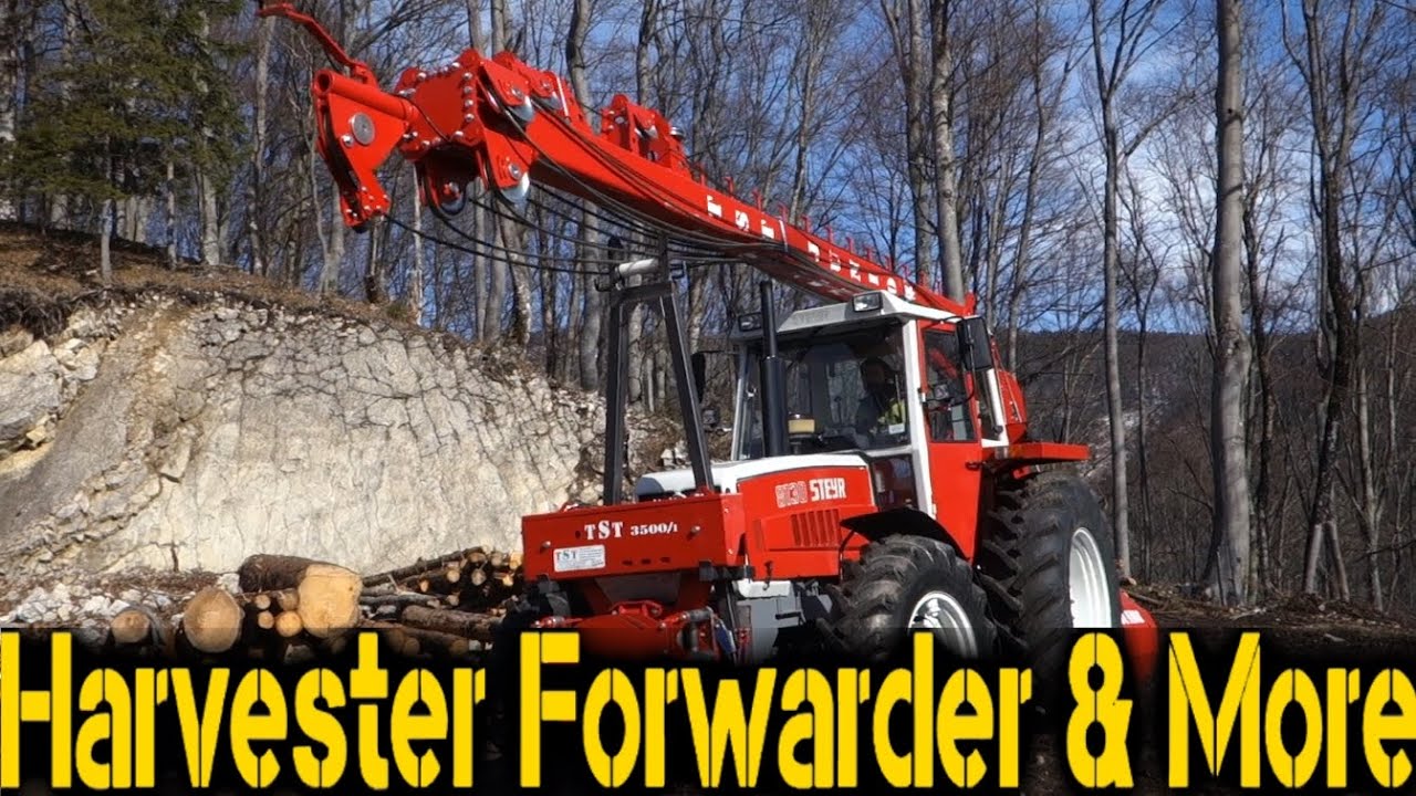 TST Junior - Tractor Yarder on Steyr 8130 Turbo