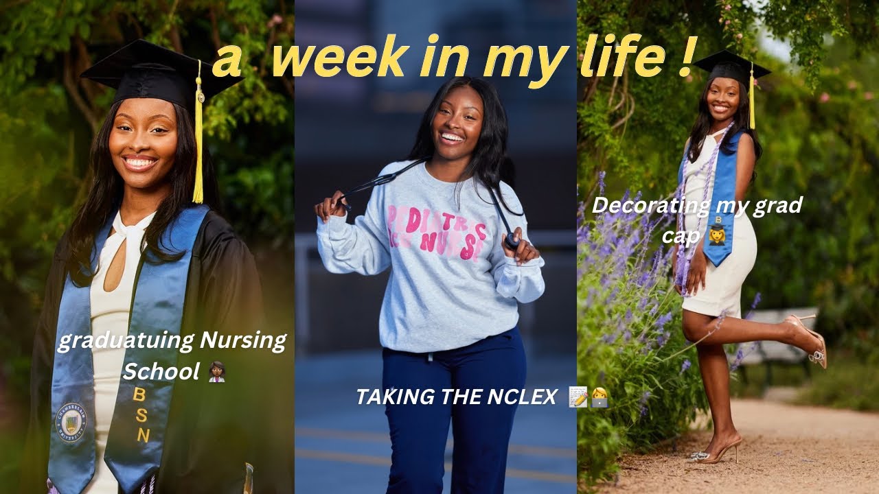 a week in my life: taking the nclex and graduation