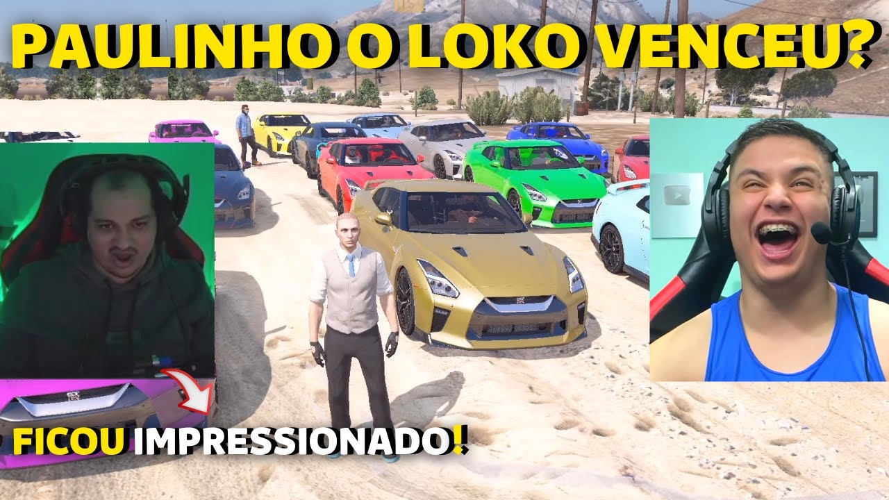 ISSO MESMO! PAULINHO O LOKO E THZIN GANHARAM A FÓRMULA NA CORRIDA DOS LÍDERES DO CIDADE ALTA