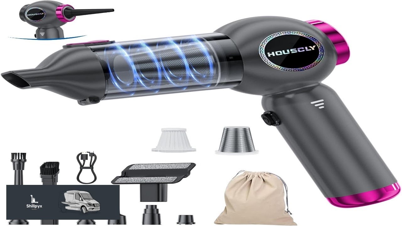 Handheld Car Vacuum Portable Cordless 25000Pa High Power Small Mini Hand Vacuum