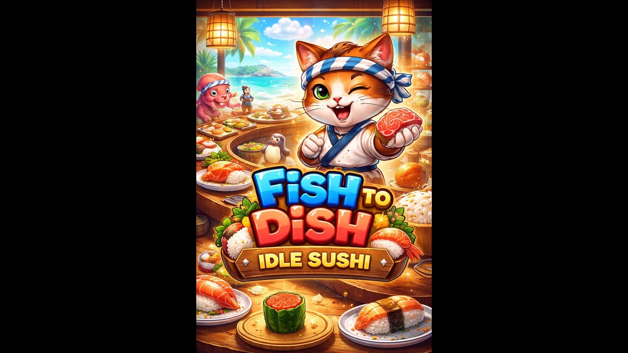 Relaxing Idle Fishing Game | Fish to Dish: Idle Sushi