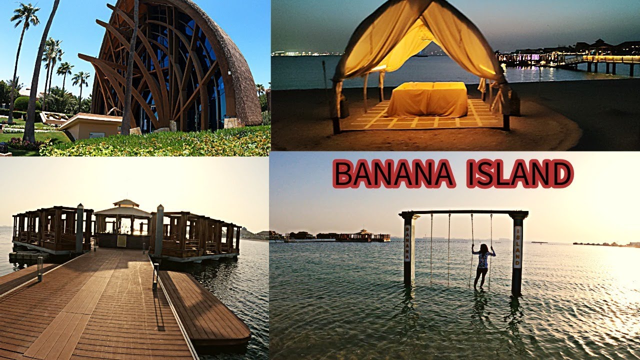 MALDIVES IN QATAR.BANANA ISLAND,DOHA.PLACES TO VISIT IN DOHA.QATAR TRAVEL GUIDE.WATER VILLAS,QATAR.