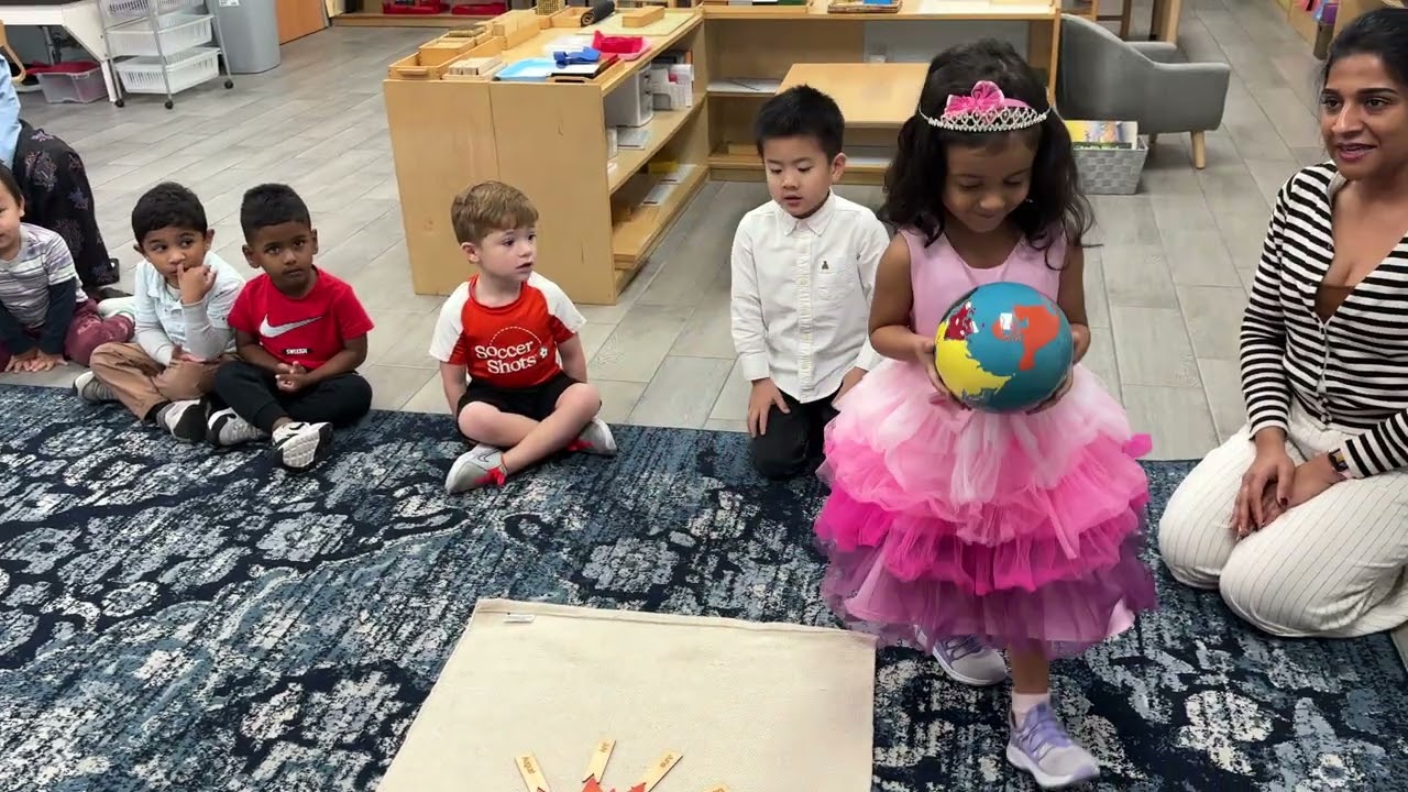 Aarna's 4th birthday in school
