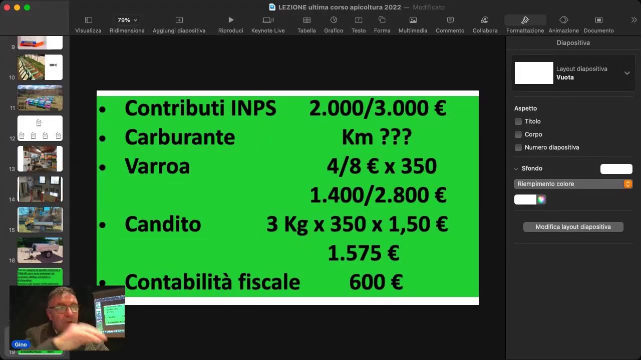 Contributi e fiscalità in apicoltura, Pianificazione economica del apicoltore