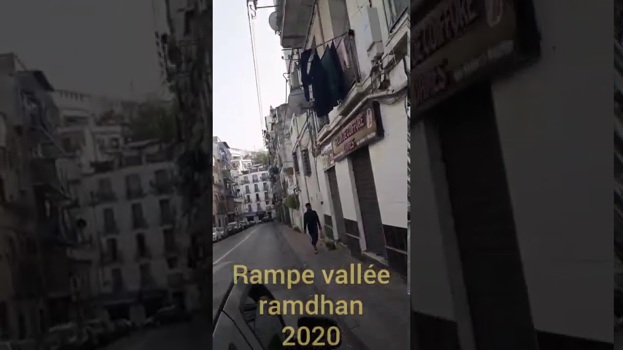 Rampe valée en voiture de la cité eucalyptus jusqu'au lycée okba.