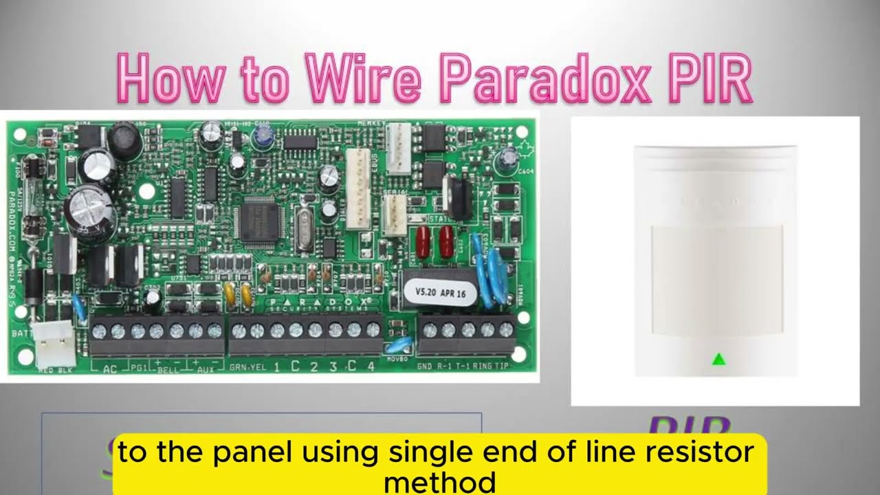 Complete Wiring Guide for Paradox Home Security Alarm Panel