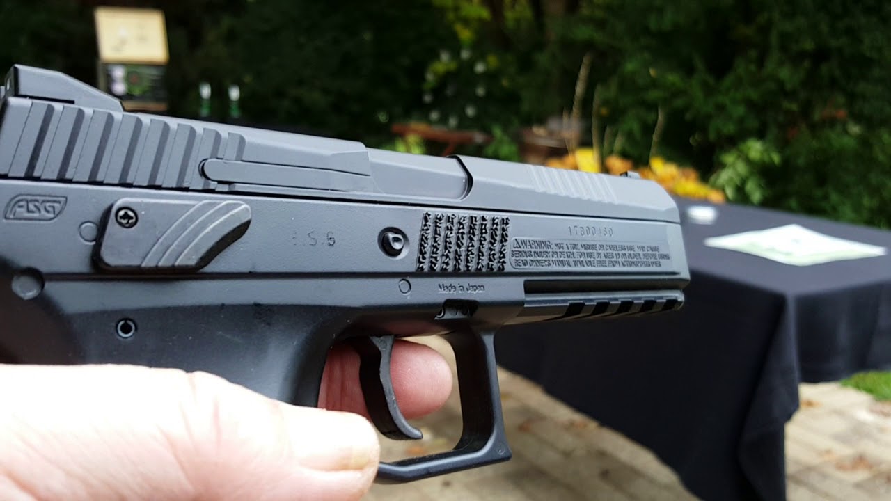 ASG CZ P09 Co2 4,5 mm Diabolo BlowBack/ Präzisions,- & StressTest by WPU