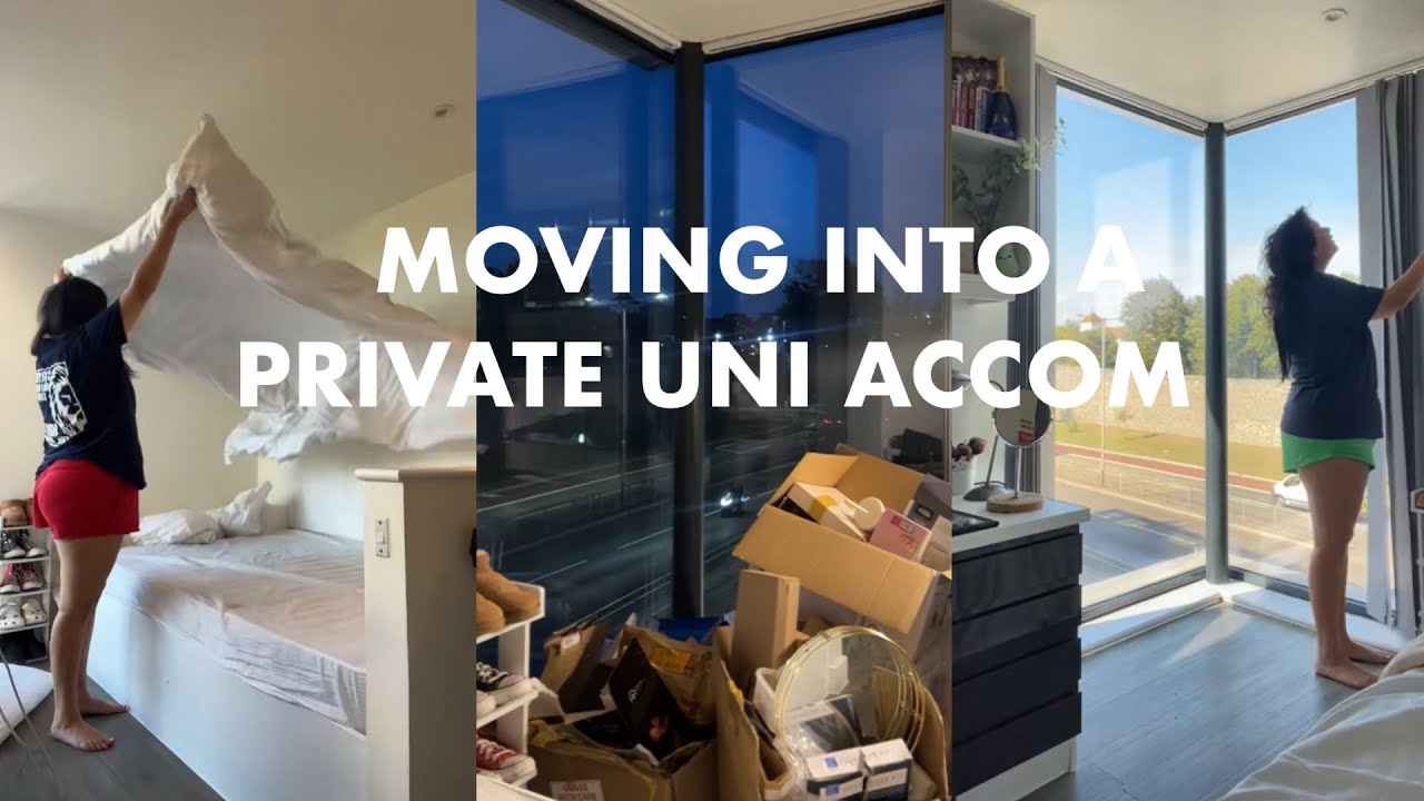 moving into my 1st year private uni accommodation