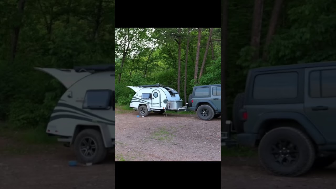 Wilderness Adventure in Maryland! #teardropcamper #jeep #boondock