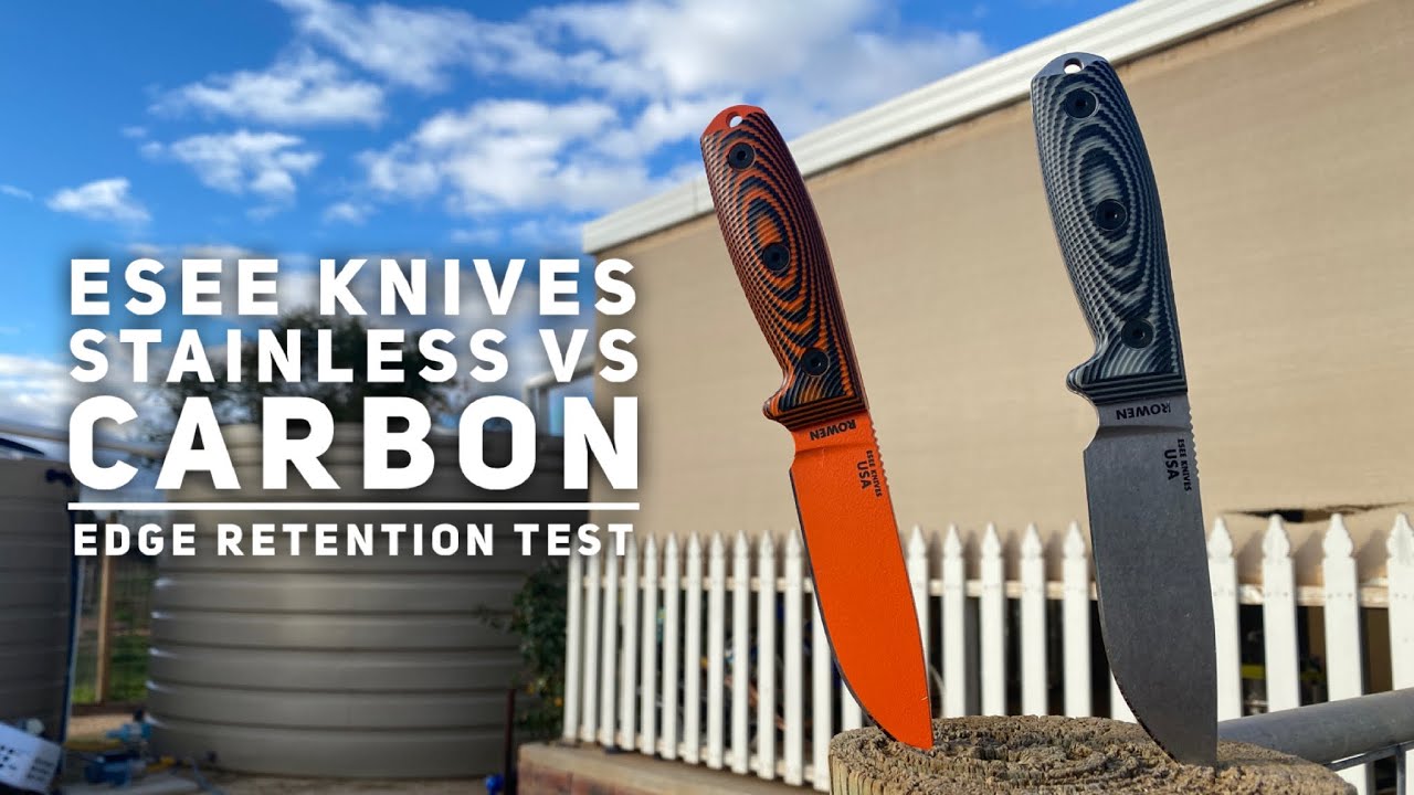 ESEE vs ESEE: Stainless S35VN or 1095? Edge Retention