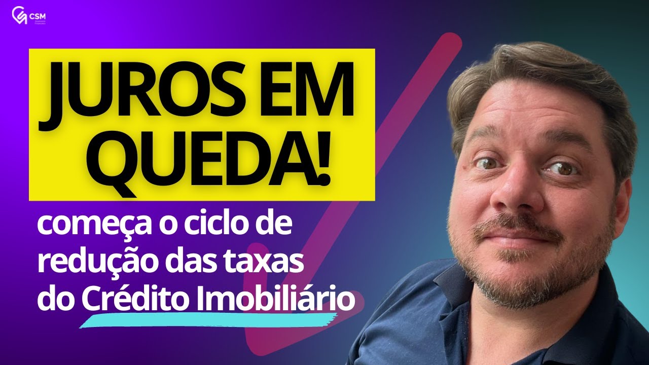 Começou a Queda dos Juros do Financiamento Imobiliário