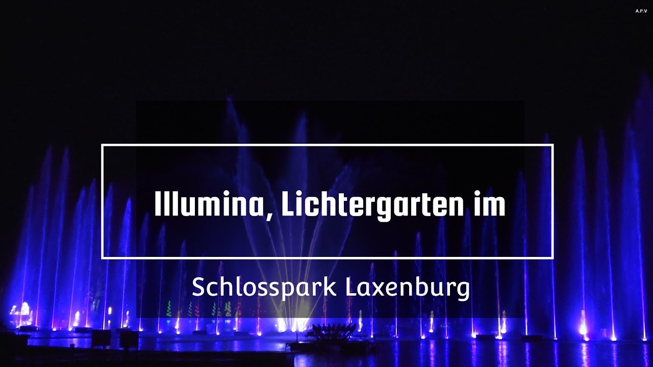 Illumina, Lichtergarten im Schlosspark Laxenburg