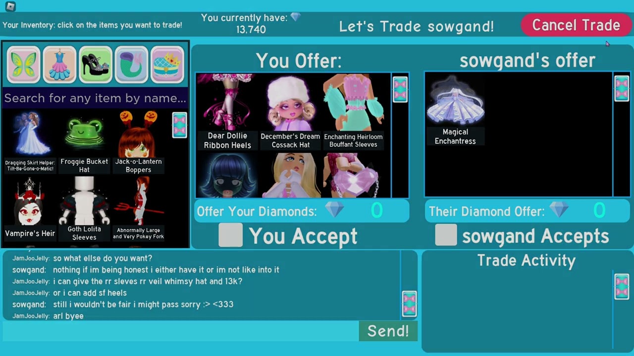 royale high trades part 4 🎄