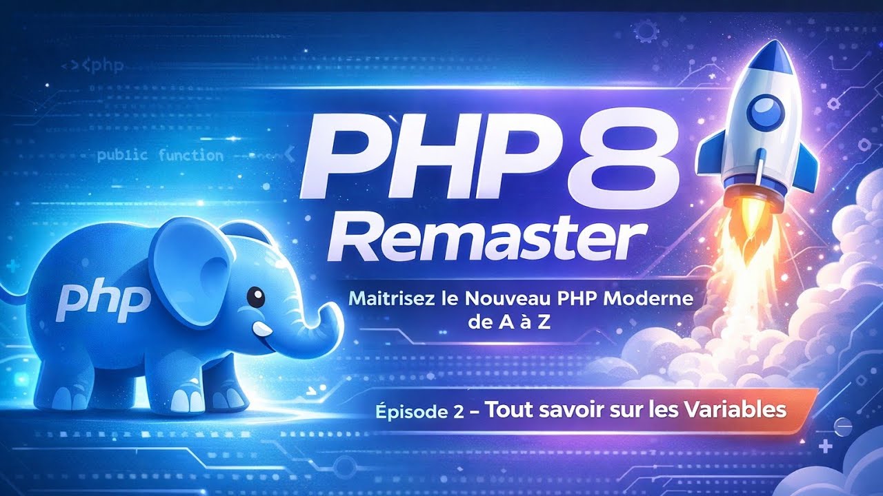 PHP 8 Remastered Edition Maîtrisez le Nouveau PHP Moderne (Variables, Types et Bonnes Pratiques)