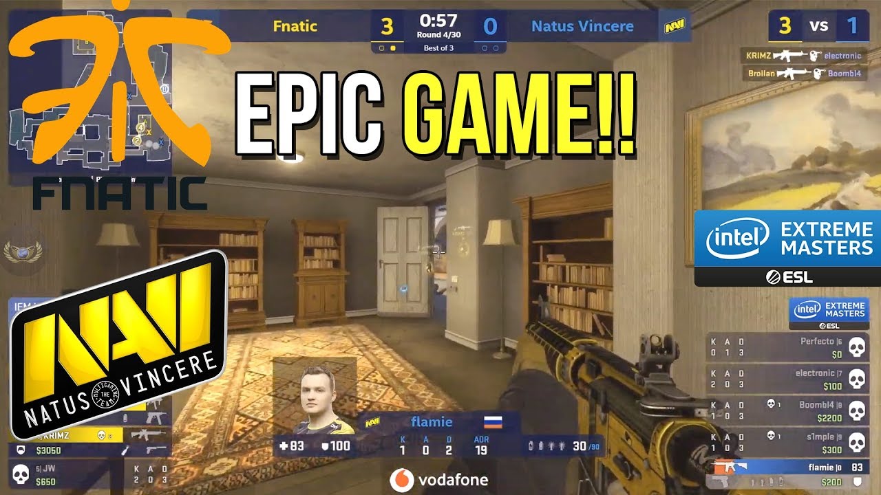 EPIC GAME!! | Navi VS Fnatic IEM Katowice 2020 Highlights | CS:GO
