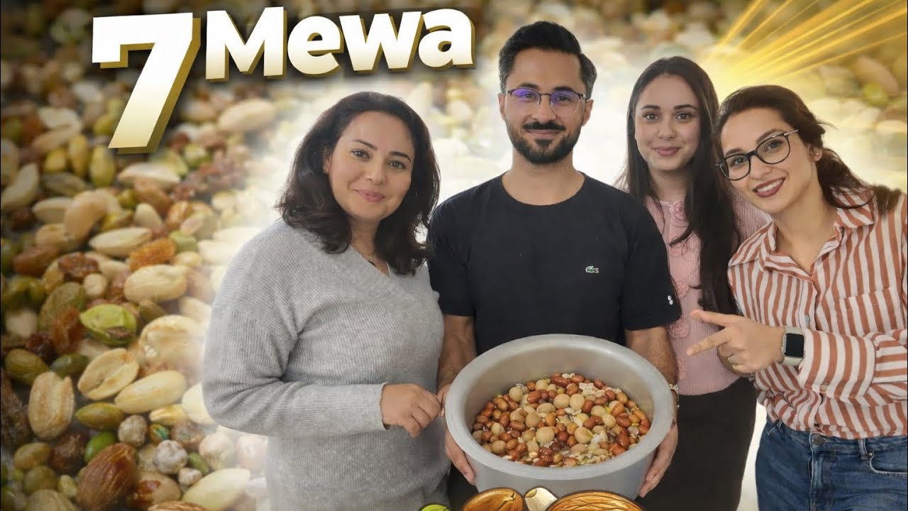 How to Make 7 Mewa for Nowruz | Afghan New Year Recipe & Surprise Birthday Party 🎉 | ۷ میوه نوروز