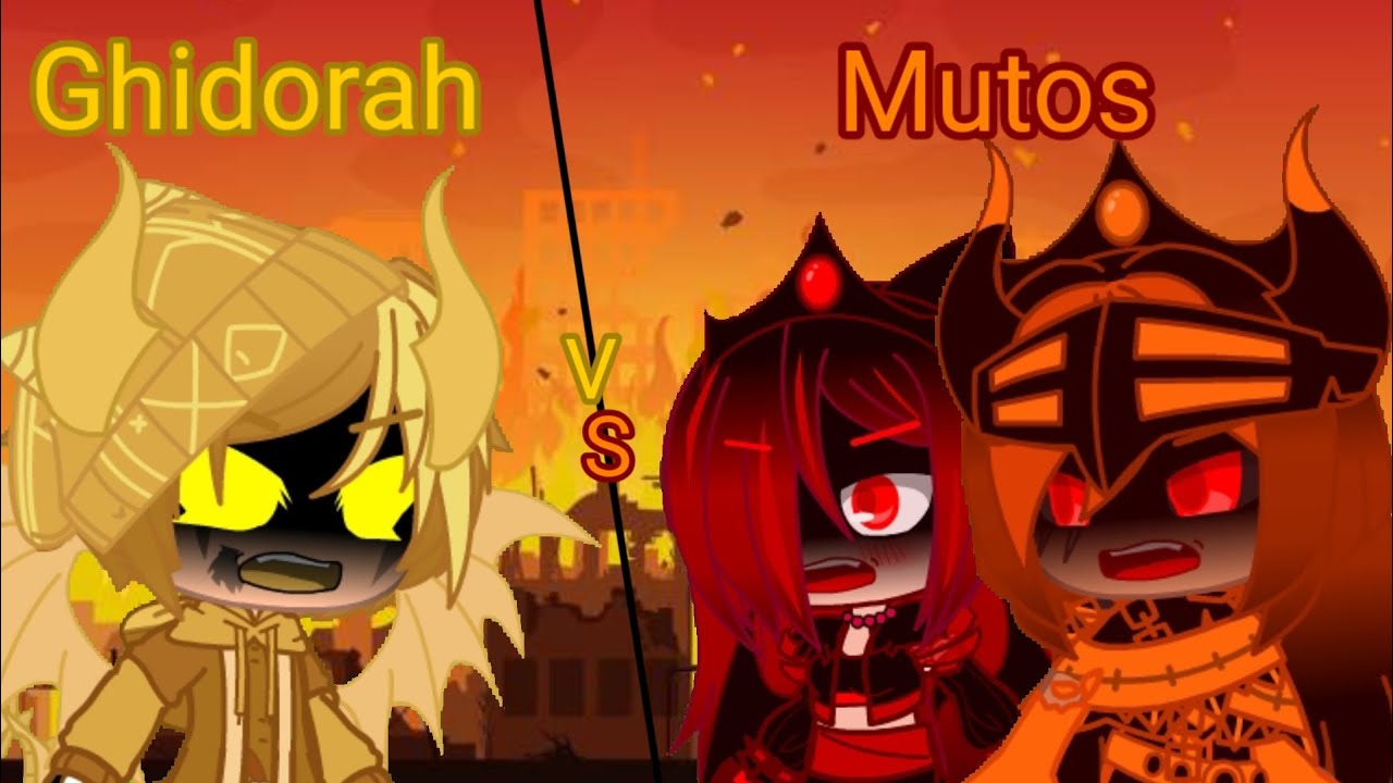 Kaijus react to Ghidorah vs Mutos