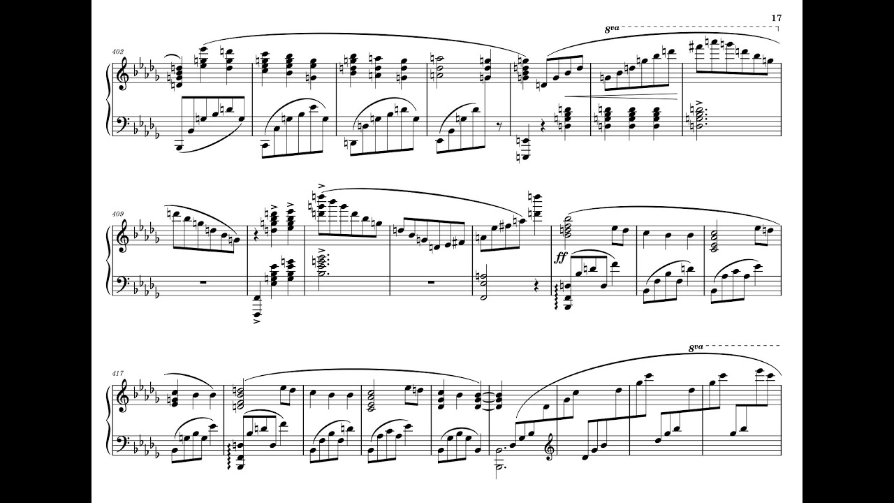 Romantic Turmoil (A study on Chopin) / Classical piano composition (w/ Sheet Music)