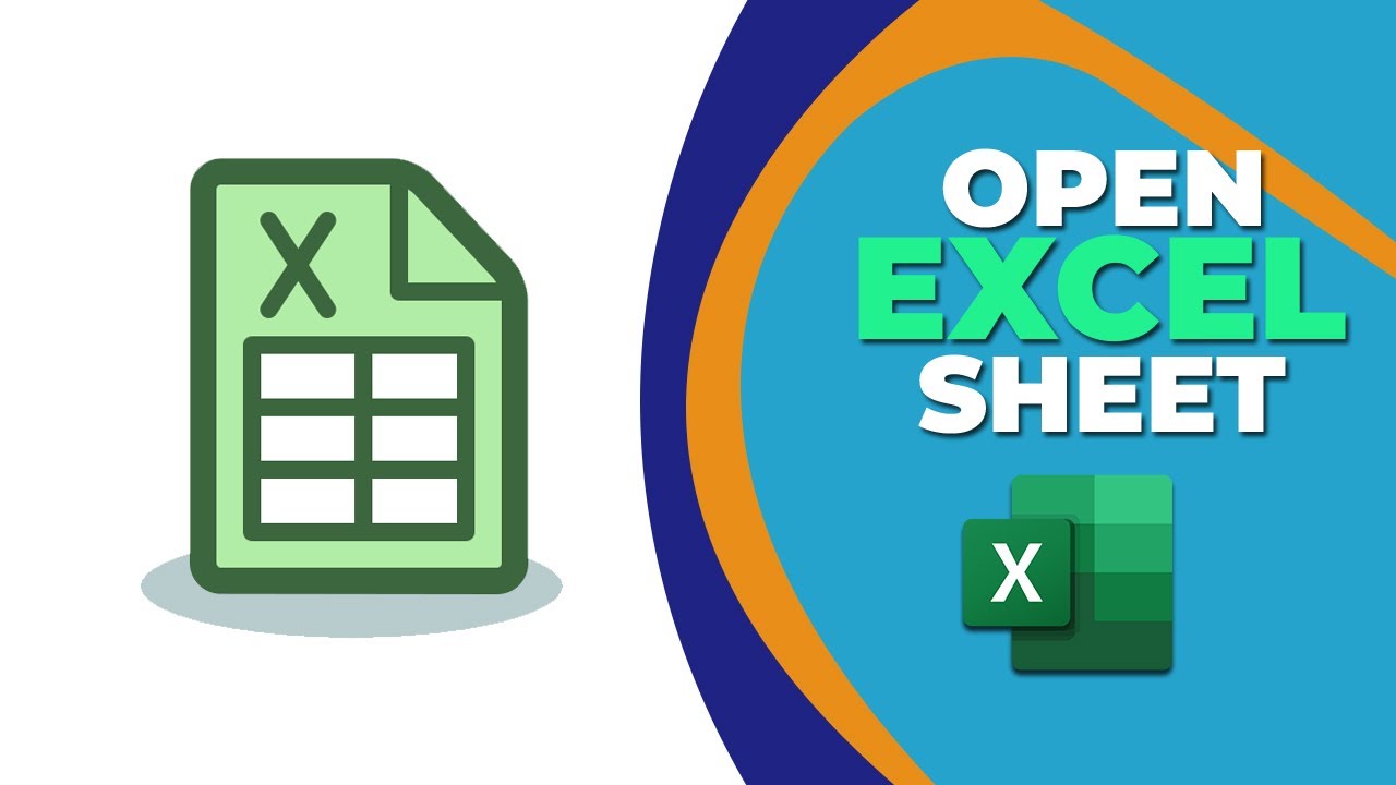 How to open excel sheet in computer
