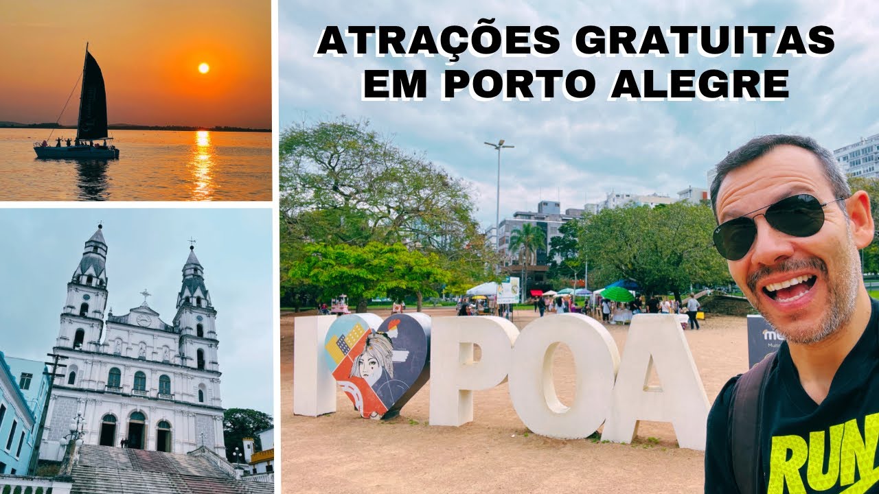 O QUE FAZER EM PORTO ALEGRE - 8 ATRAÇÕES GRATUITAS PARA CONHECER NA CAPITAL DO RIO GRANDE DO SUL