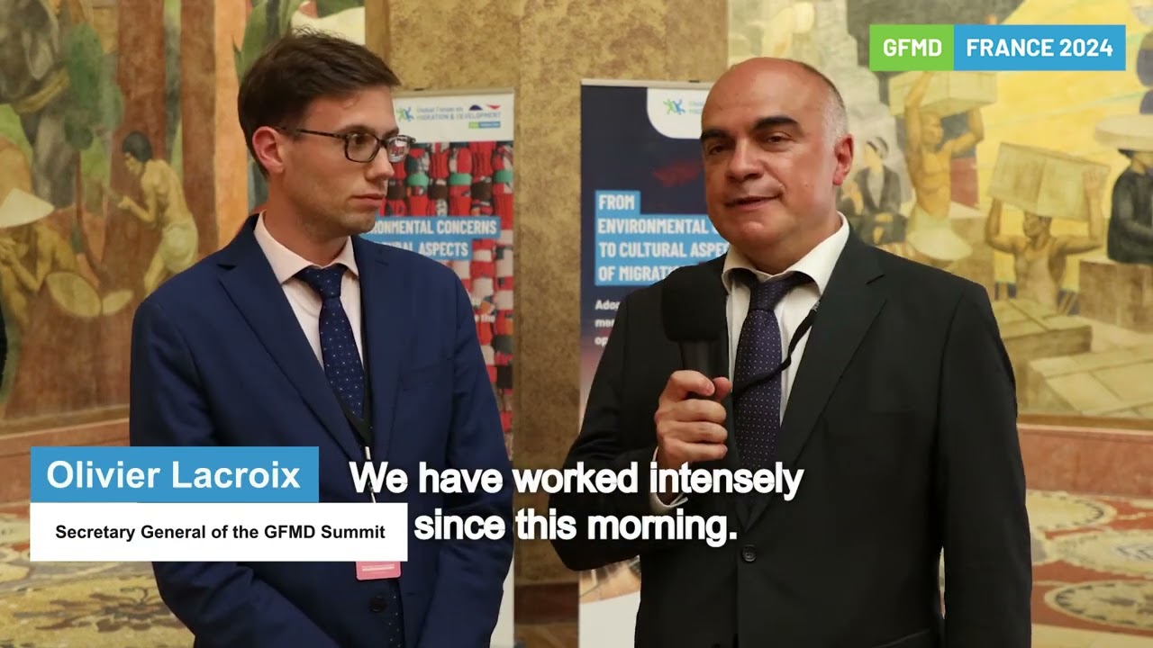 GFMD 2022-2023 France Chair - Vox pop interview, Claude-Henry DINAND & Olivier LACROIX, GFMD Chair