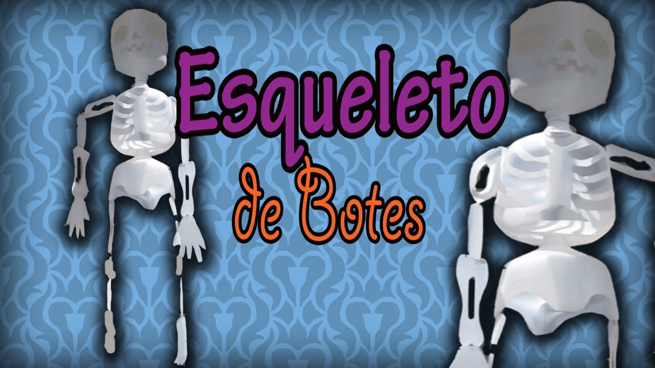 Esqueleto de Galones para HALLOWEEN// Deco // Reciclaje