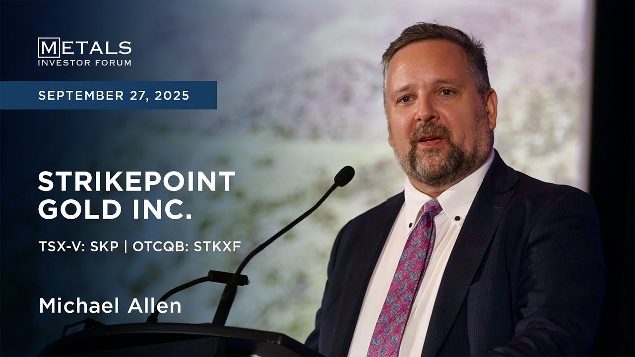 Michael  Allen of StrikePoint Gold Inc. presents at Metals Investor Forum in Vancouver | Sep. 2025