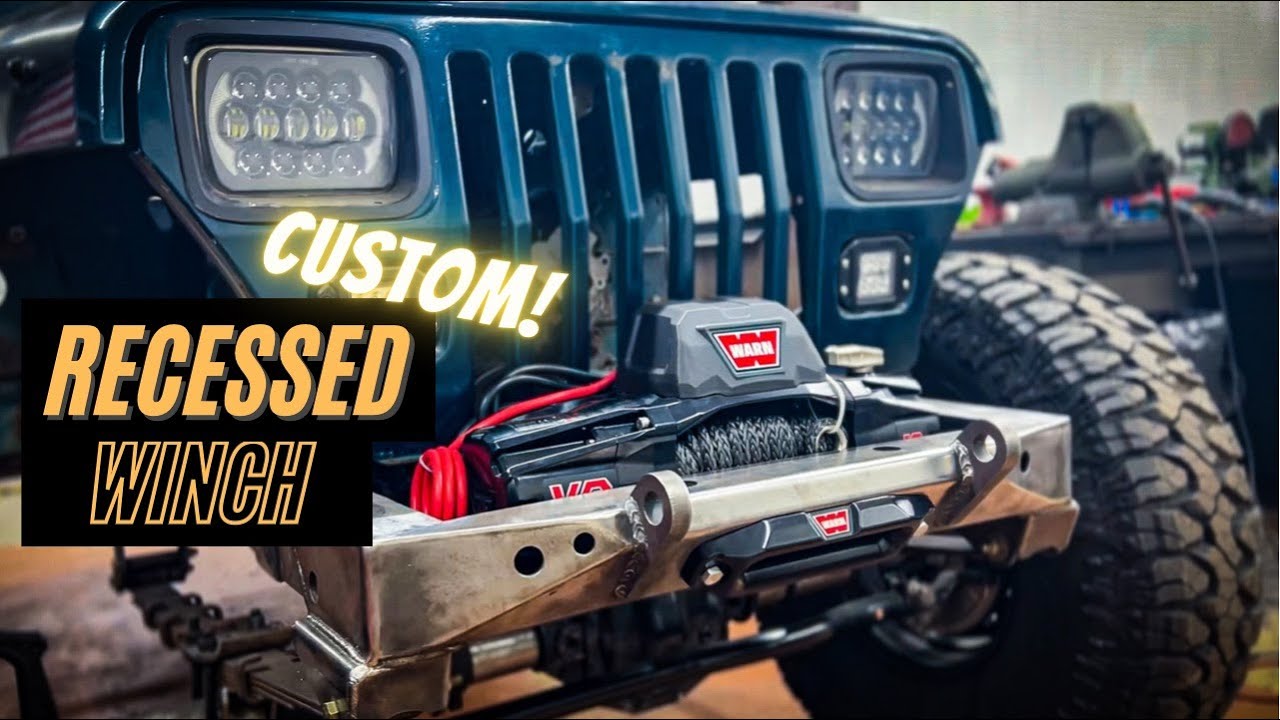 Custom Jeep YJ Recessed Winch