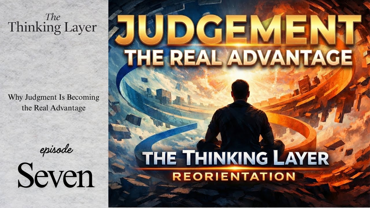 Why Judgment Is Becoming the Real Advantage