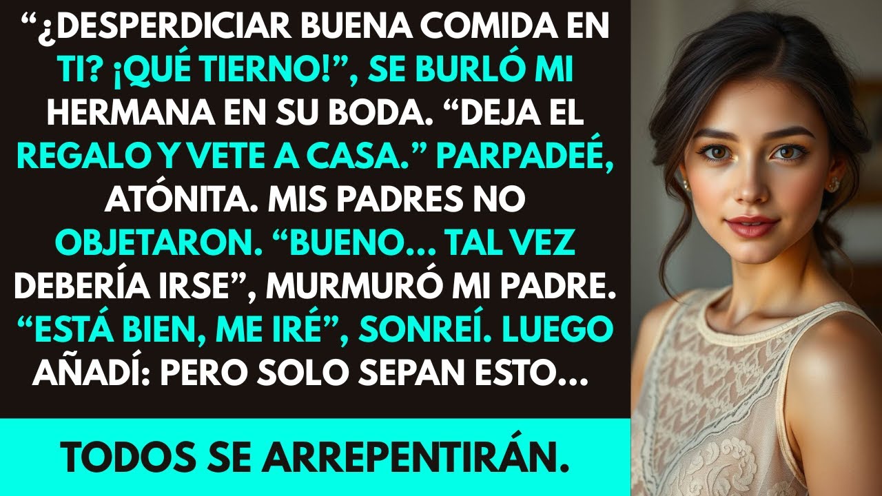 En La Boda De Mi Hermana, Ella Se Negó A Darme Comida Y Se Burló De Mí — Mis Padres Estuvieron De...