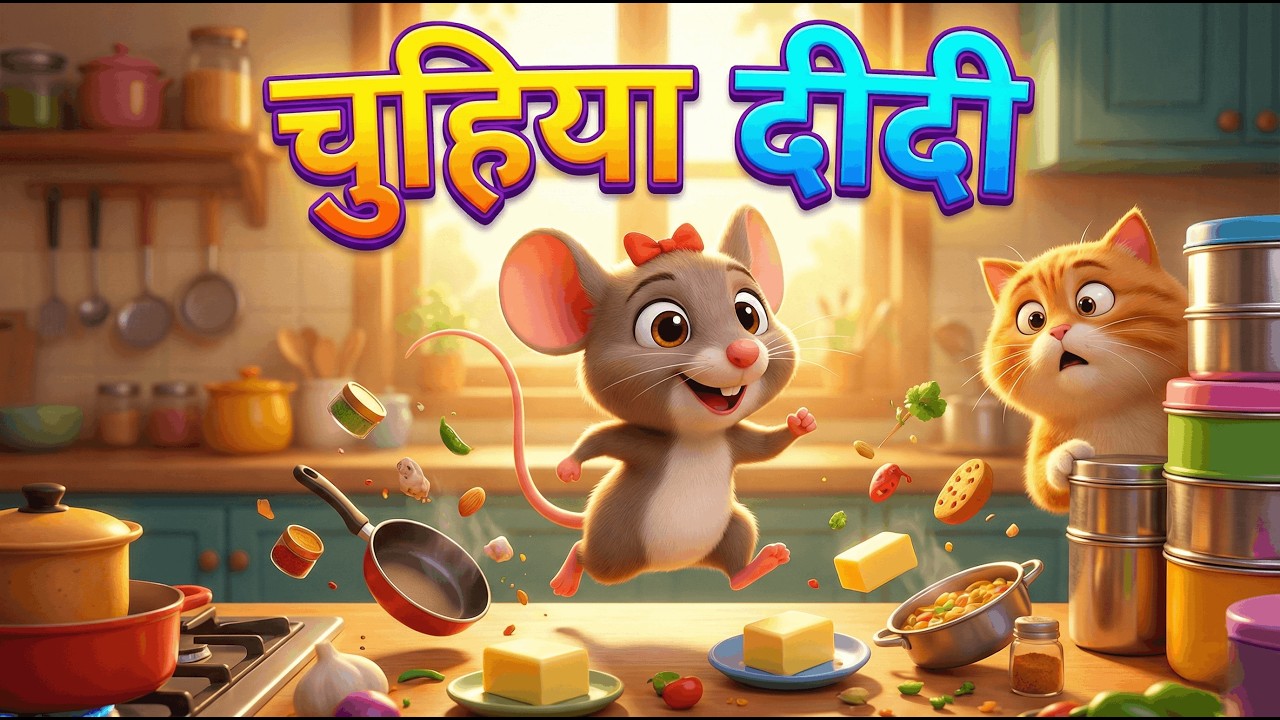 Chuhiya Didi | Hindi Nursery Rhymes For Kids | Hindi Poem