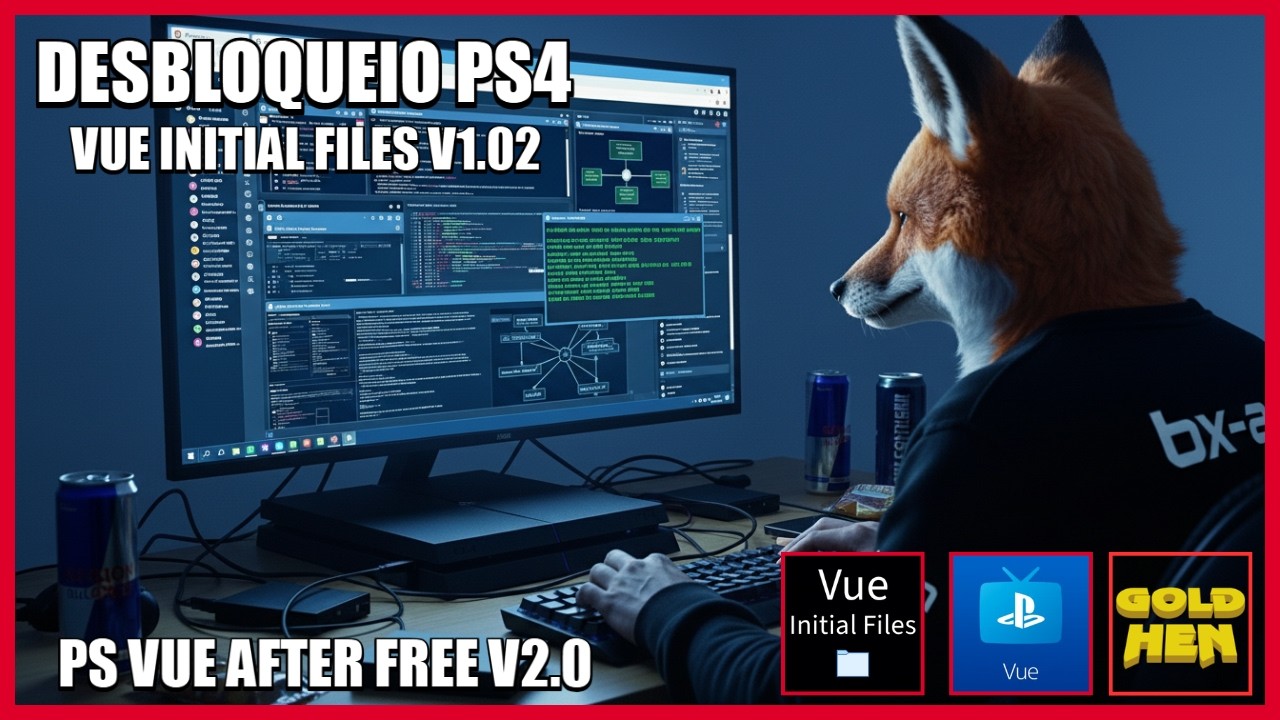 COMO ATUALIZAR PS VUE AFTER FREE V2.0 PELO VUE INITIAL FILE V1.02 NO PS4 DESBLOQUEADO