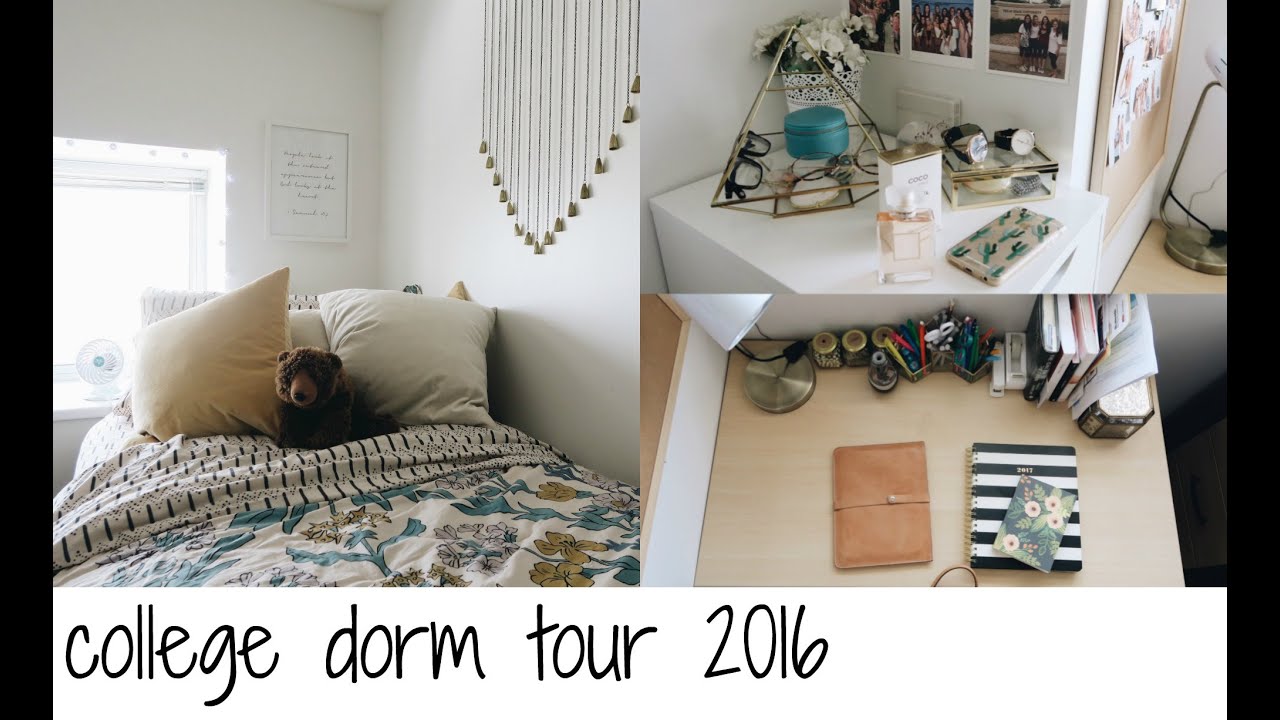 COLLEGE DORM TOUR 2016 | Keaton Milburn