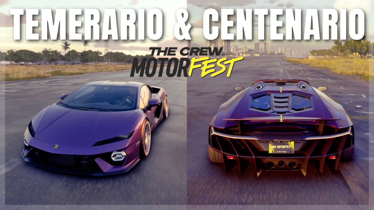НОВЫЕ звуки прекрасных автомобилей на фестивале The Crew Motorfest | Ламборгини Темерарио и Сенте...
