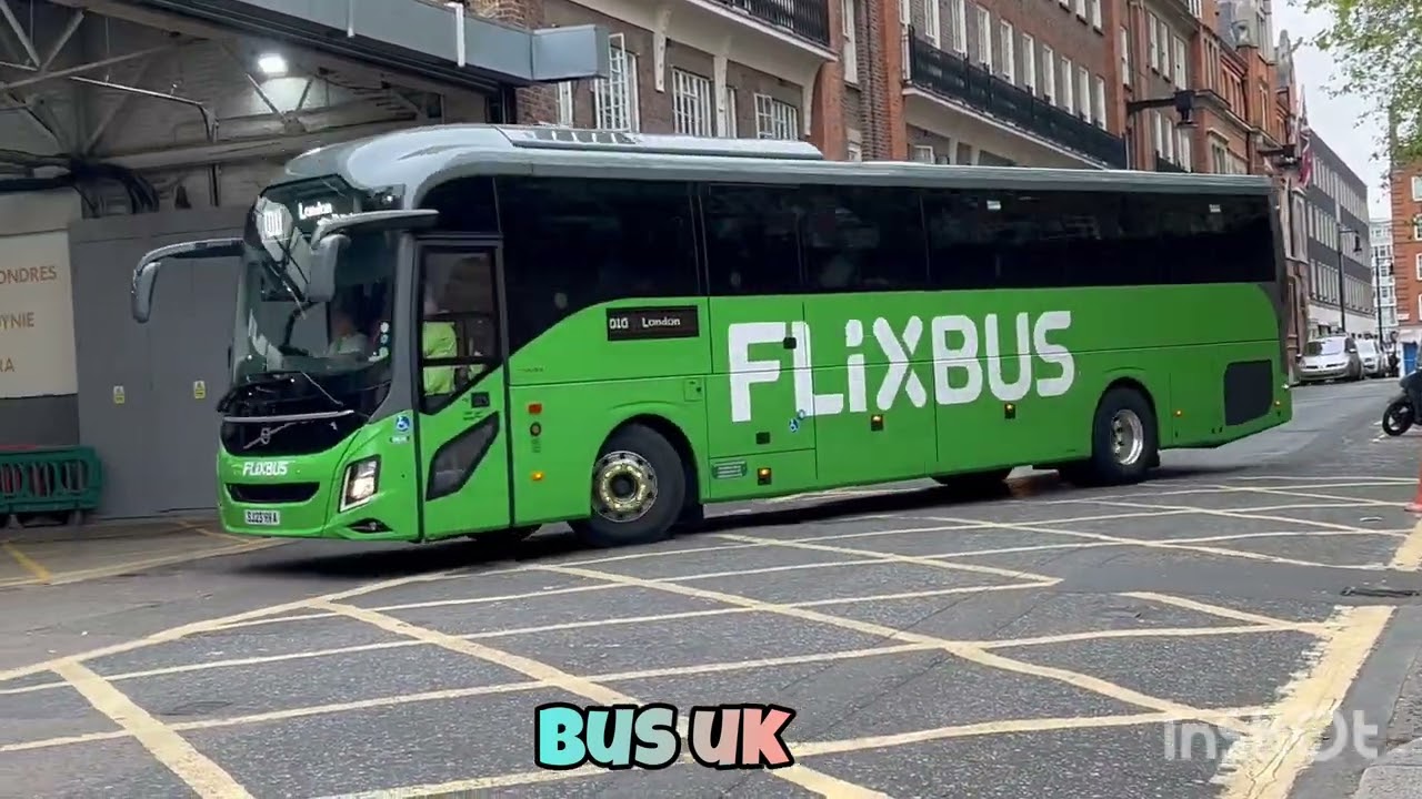 Uk Coaches arriving at London Victoria Arrival Station