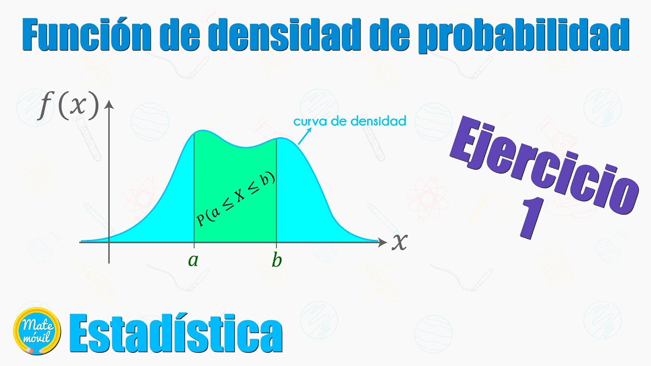 Función de densidad de probabilidad de una variable aleatoria continua | Intro y ejercicio 1