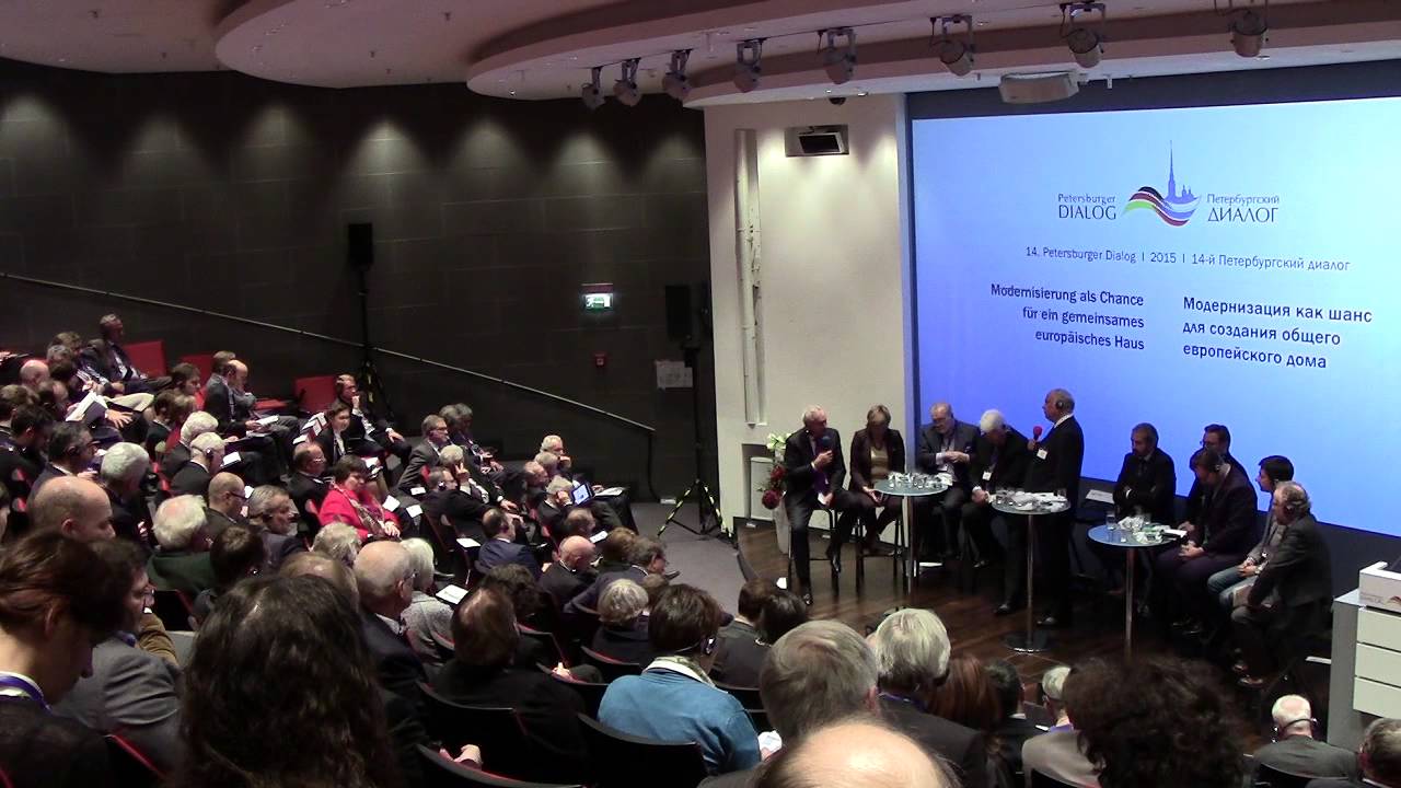 14. Petersburger Dialog 2015: Plenarsitzung Resümee AG Medien