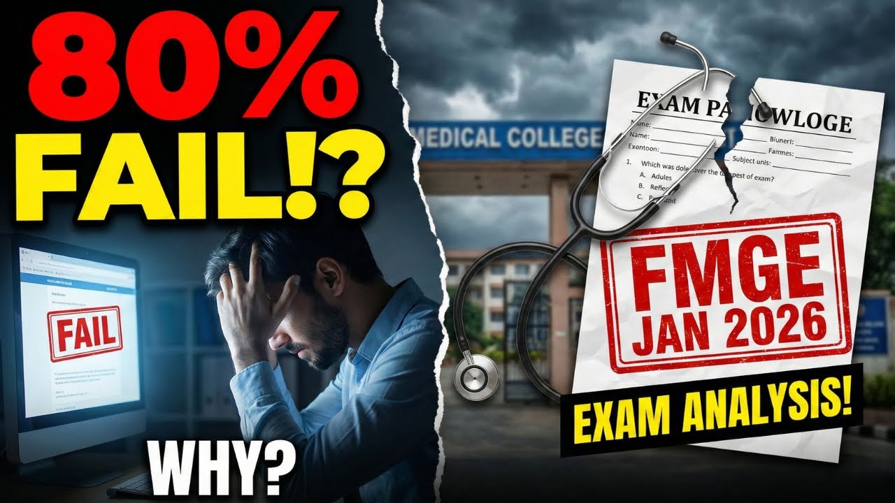 Why do FMGE pass rates stay so low year after year ? 2026 Analysis !