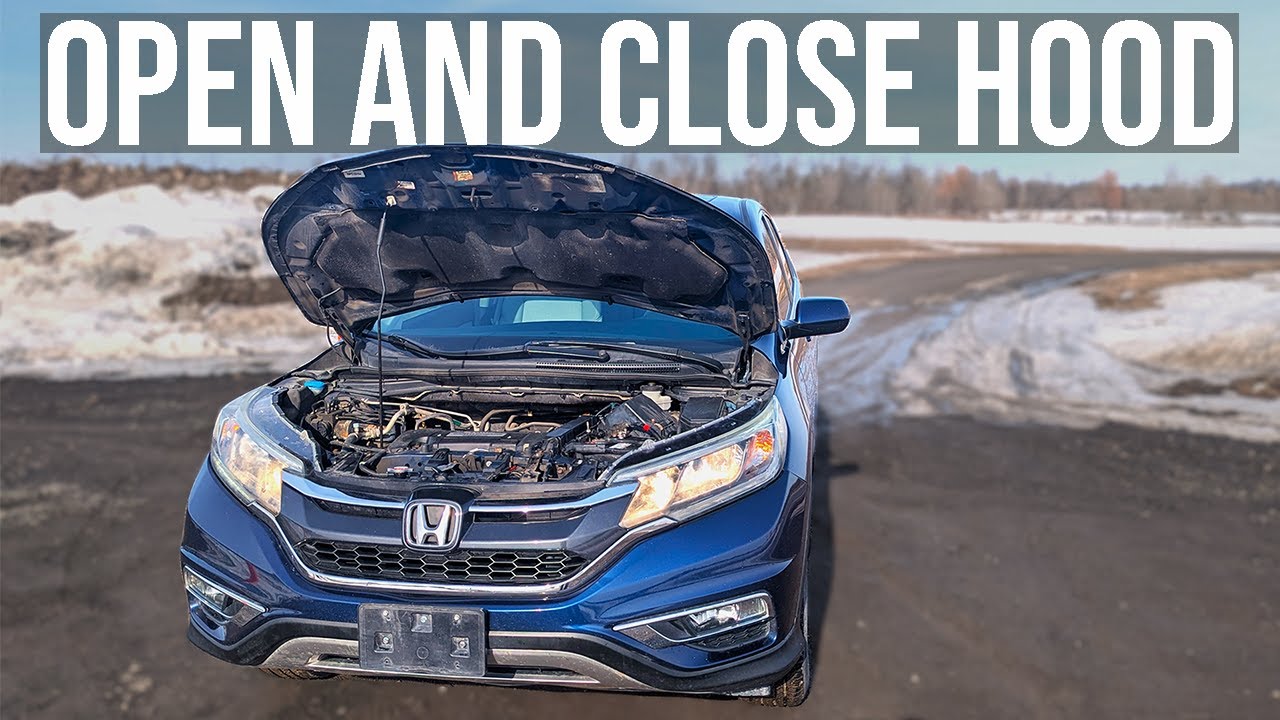 Как открыть (и закрыть) капот — Honda CR-V (2012-2016)