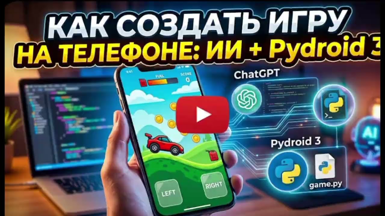 Создат игру на своём смартфоне. 😱
