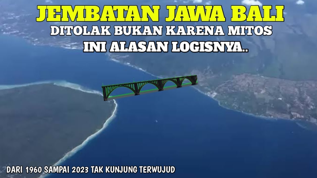 ALASAN LOGIS JEMBATAN JAWA BALI TAK BISA TERWUJUD