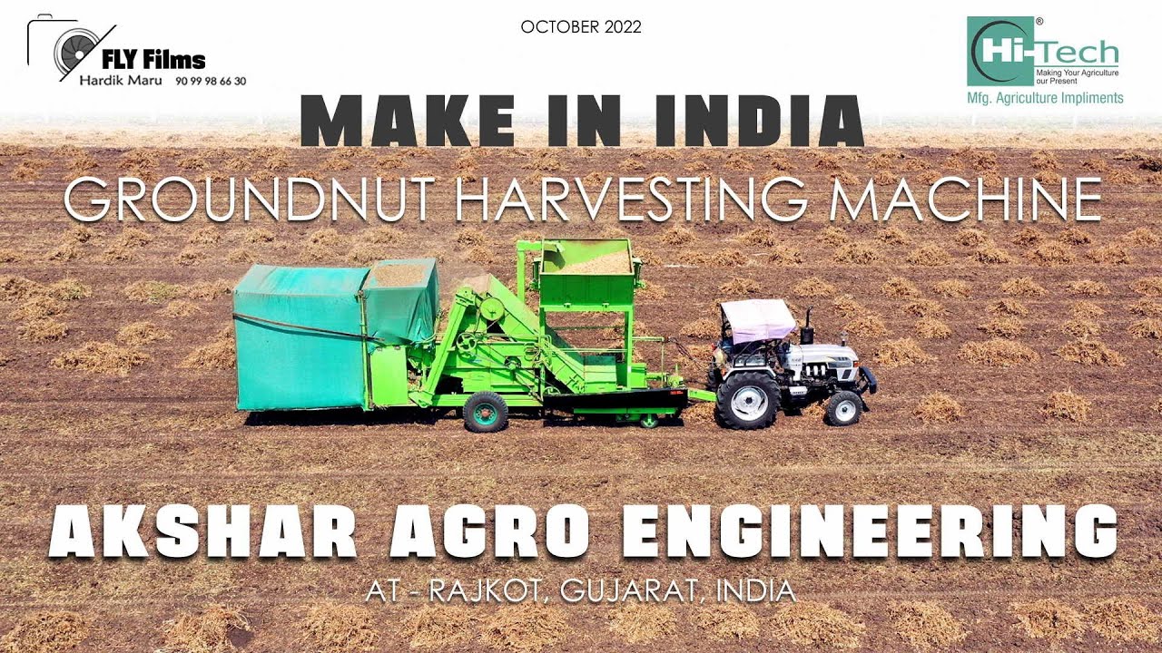 Groundnut Harvester Akshar engineering