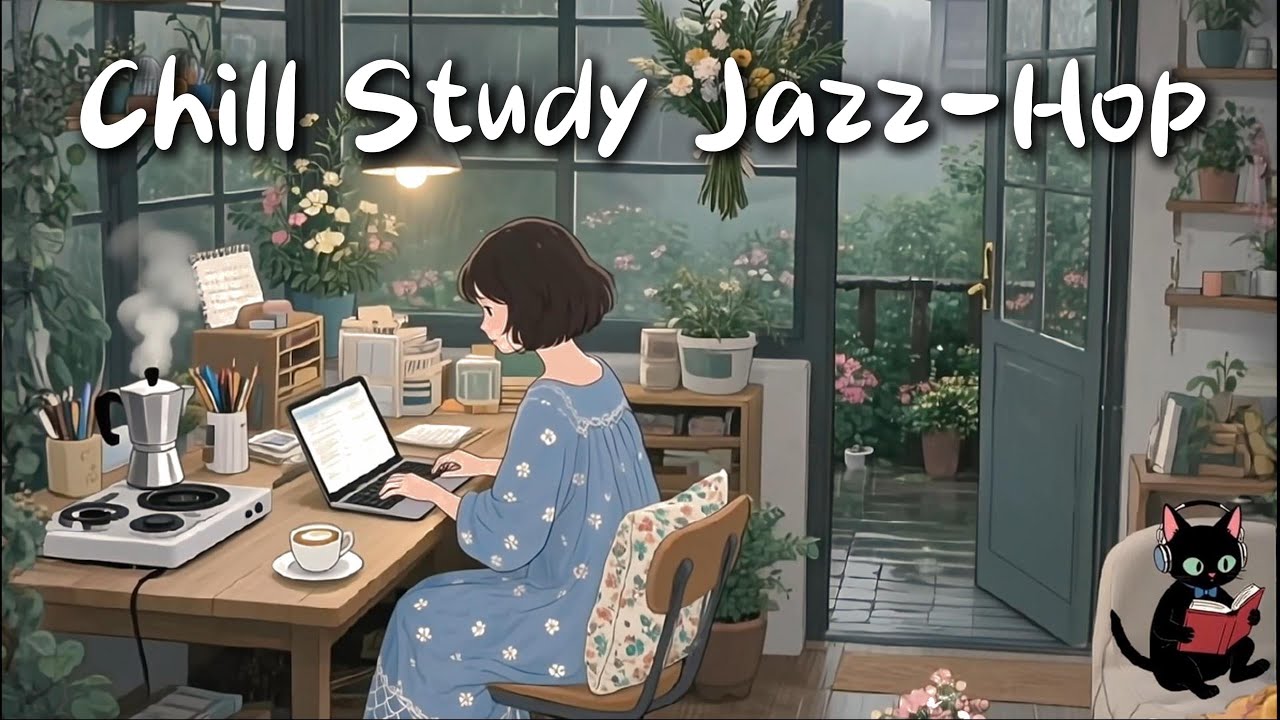 12-Hour Live | 432Hz Chill Study Jazz-Hop Lofi Beats ft. Saxophone for Work & Focus